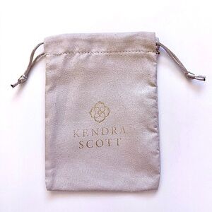 Kendra Scott Pouch with Gold Logo